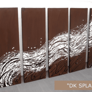 modern abstract paintings for sale artist original art bronze chocolate latte sunset