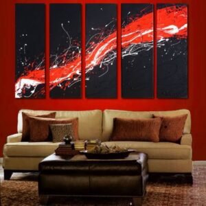 20a Modern Style Black Mulholland Drive Paintings Custom Painted for You.