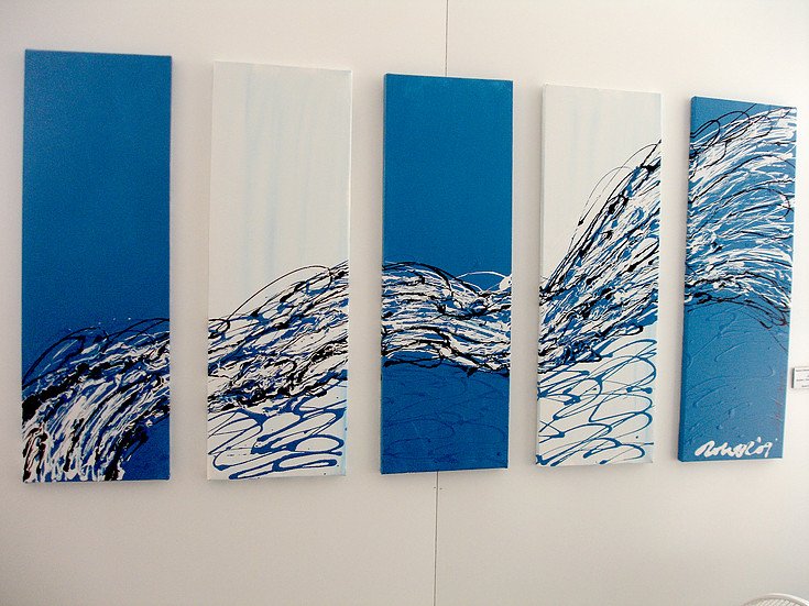 5 Blue Ocean of Success Paintings - Top Seller - Image 3