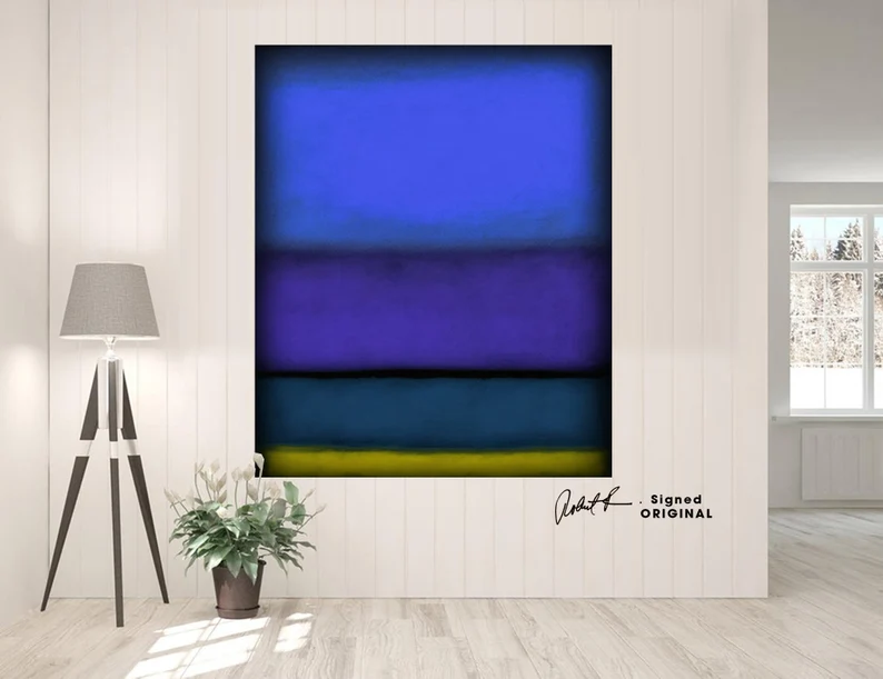 10c Modern Huge 48x60 Painting Custom Painted - Image 4