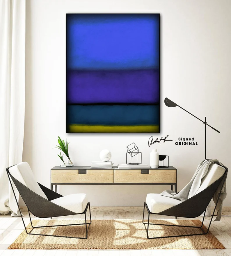 10c Modern Huge 48x60 Painting Custom Painted - Image 3