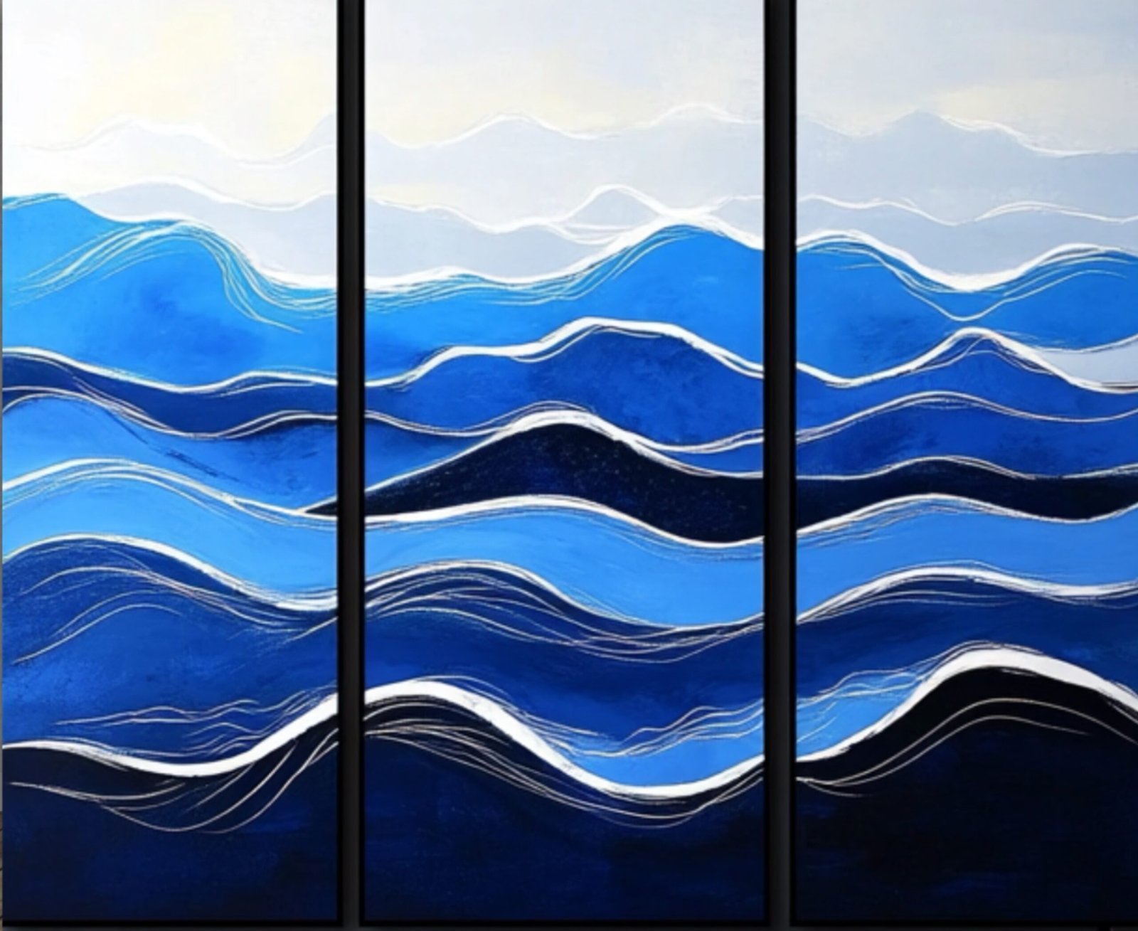 3 Big Blue Ocean Success - Custom Painted By Request - Image 5