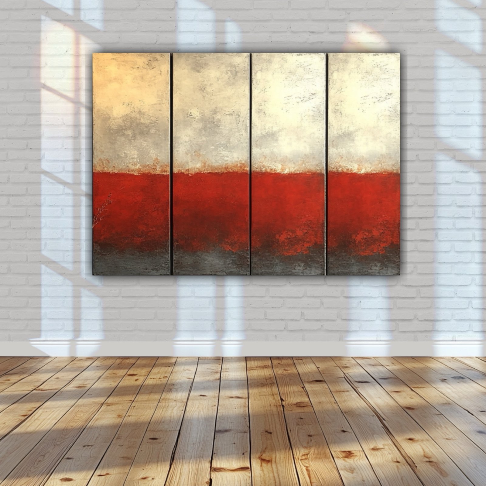 4 Piece Rustic Espresso Apple 12”x 36” secure checkout free shipping (Sale) - Image 5