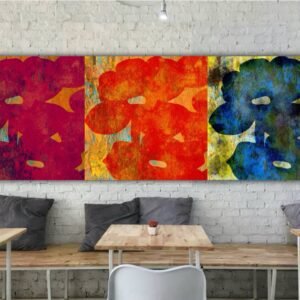 6ft Wide Dream Poppies 26x72  Secure Checkout Free Shipping (New)
