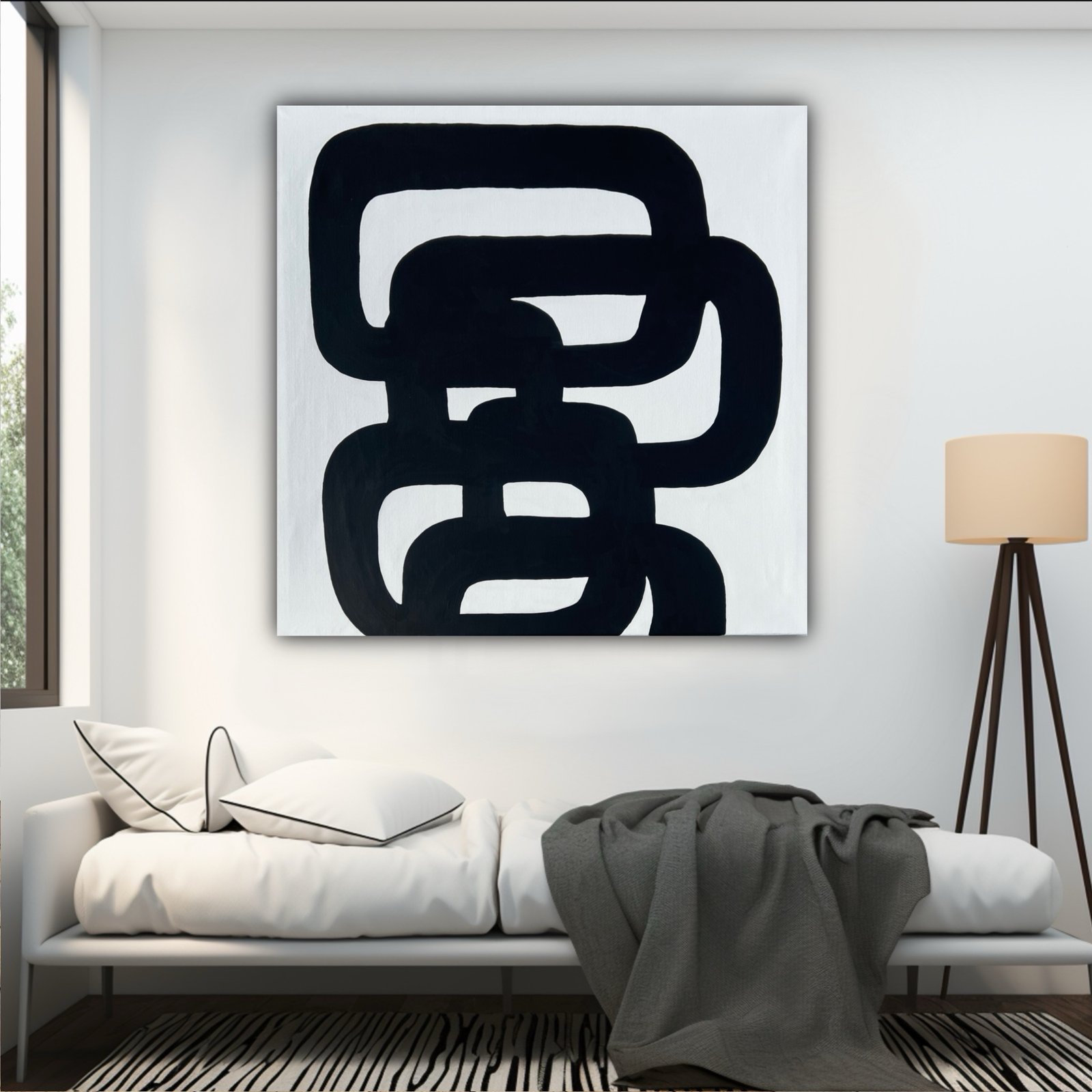 Surfboards ocean beach paintings cool rad California surfer dude beach surfing beach boys wall art black and white Mid century modern modernist modern abstract painting contemporary