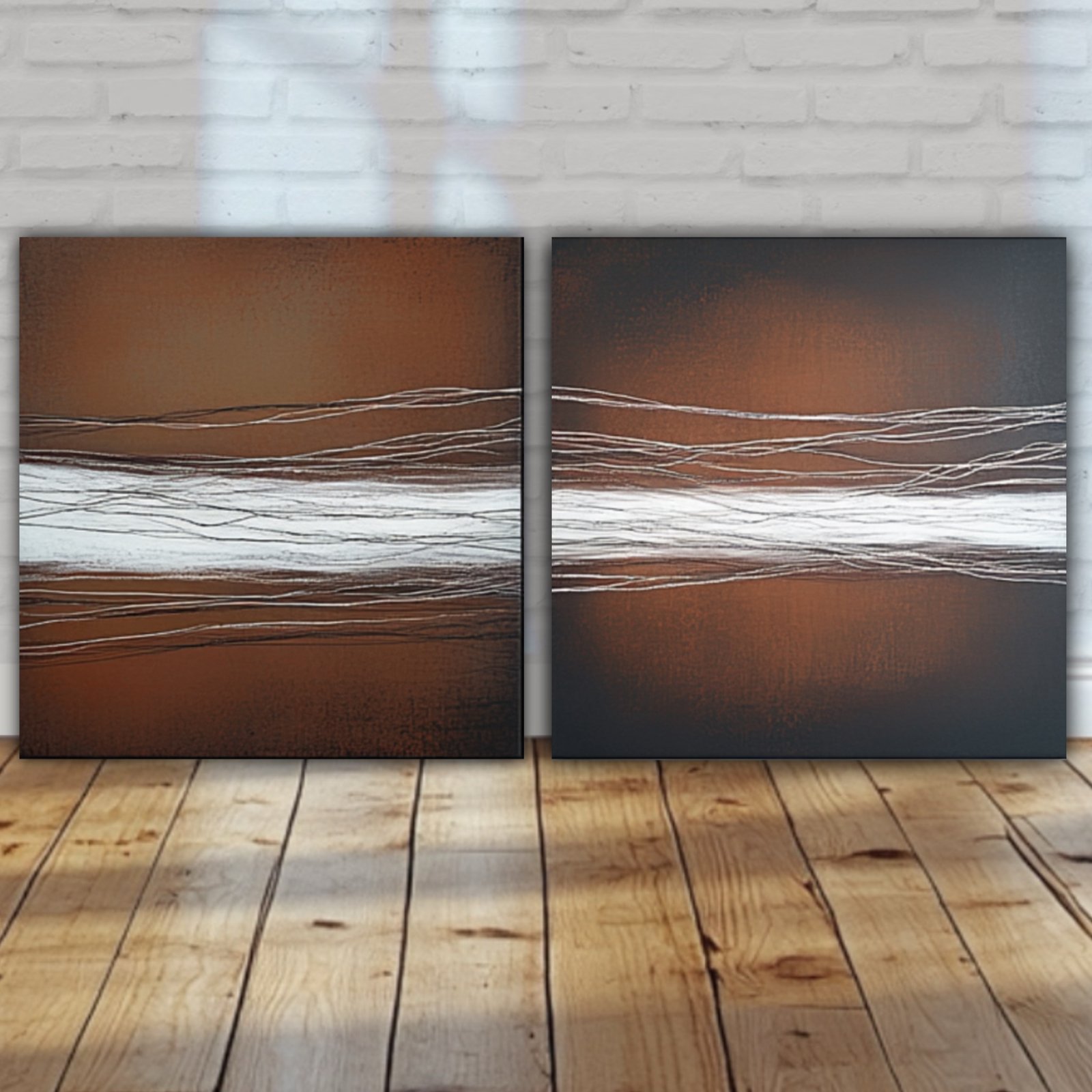 2 Chocolate Bronzies 24” x 48” secure checkout free shipping (Sale)