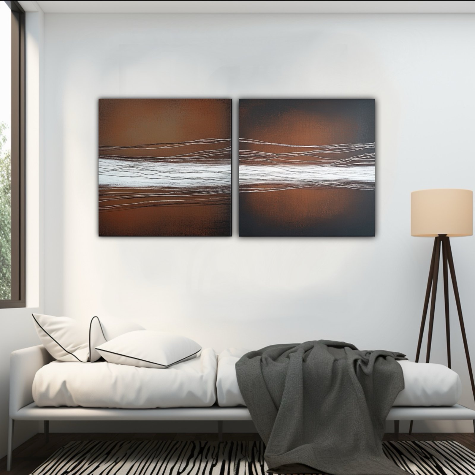 2 Chocolate Bronzies 24” x 48” secure checkout free shipping (Sale) - Image 4