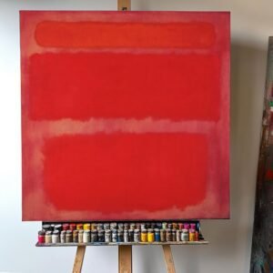 Mark Rothko Repro Red  40”x 40” secure checkout free shipping (NEW)