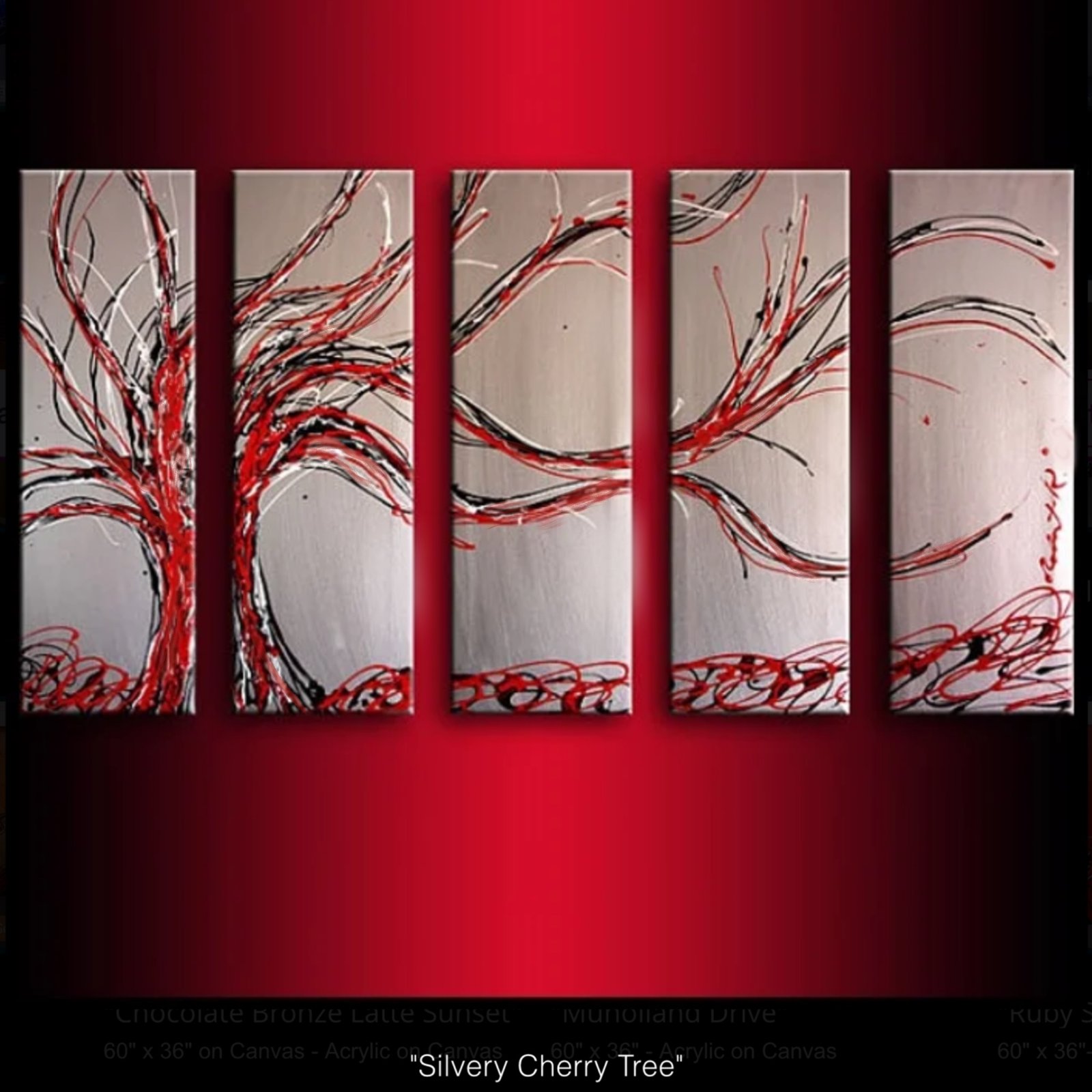 Art tree painting chocolate coffee espresso tan brown earthy 14k gold wall art decor home and furnishings original art sale online Art gallery artist bronze chocolate latte expresso coffee colorful art color multi panel canvas ready to hang ugallery