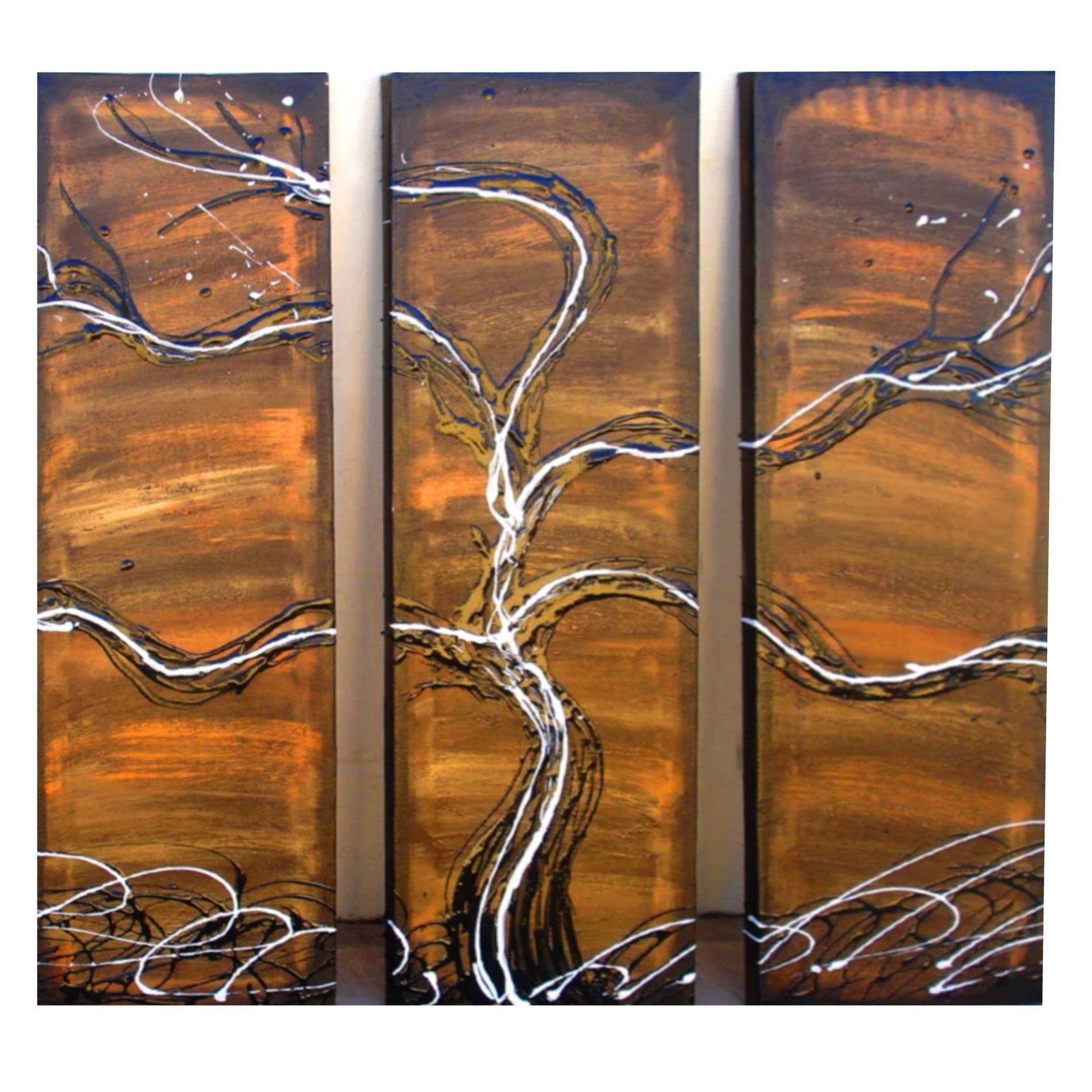 5a SALE : 3 piece Chocolate Bronzie Tree - free shipping - Image 3