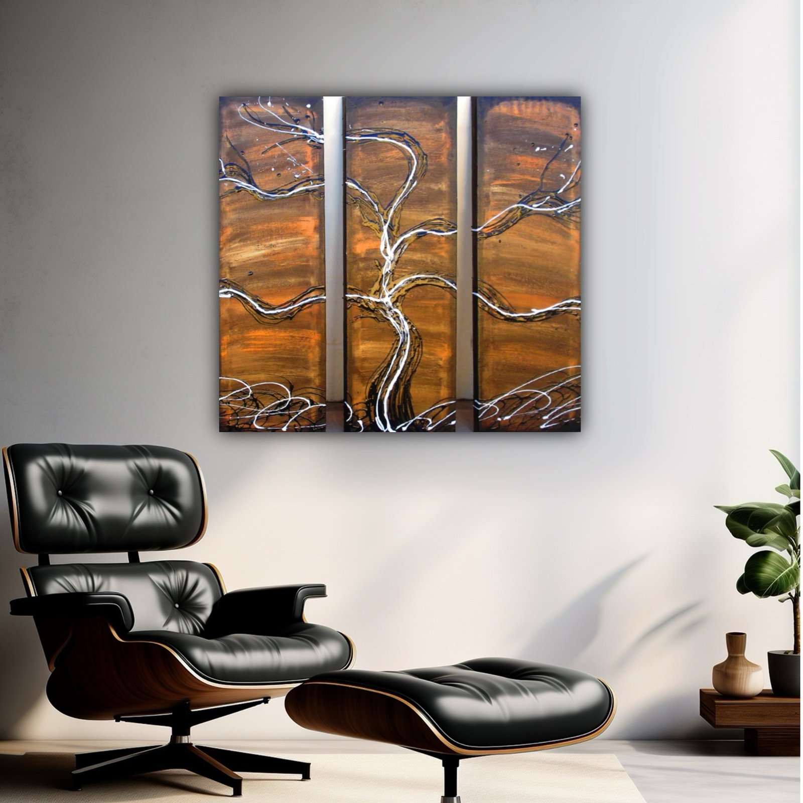 5a SALE : 3 piece Chocolate Bronzie Tree - free shipping - Image 2