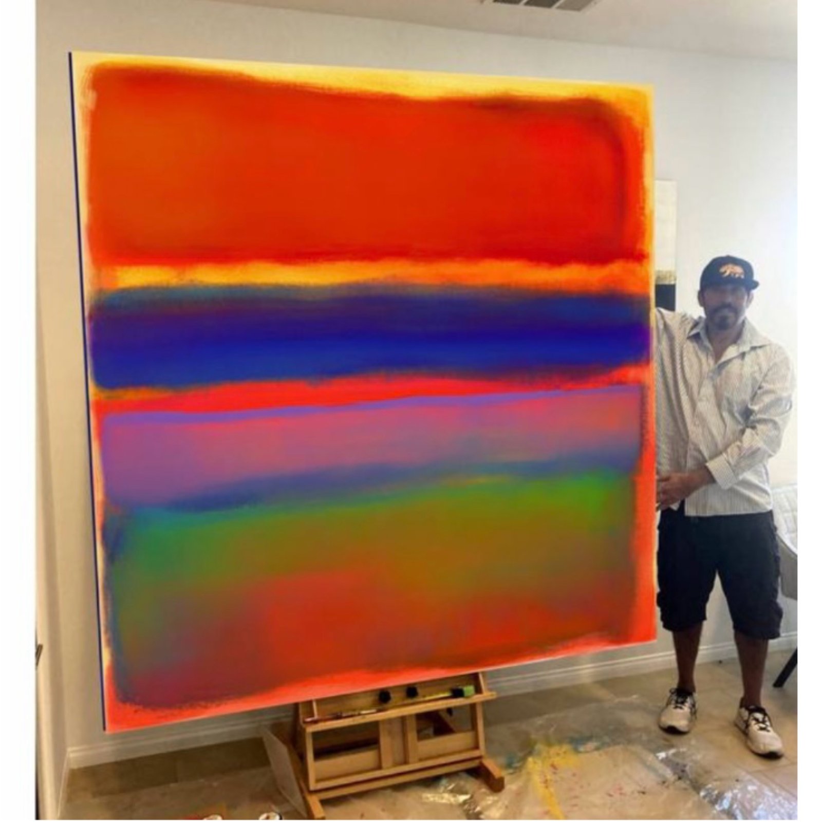 Mark Rothko painting original art Rothko minimalist art mid century modern saatchi artist gallery Saatchi art sale robert erod artist