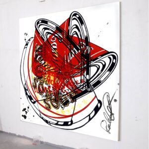 20 Forget Tomato Soup Modernism - 54”x54” Ships Rolled ~ Hand Painted