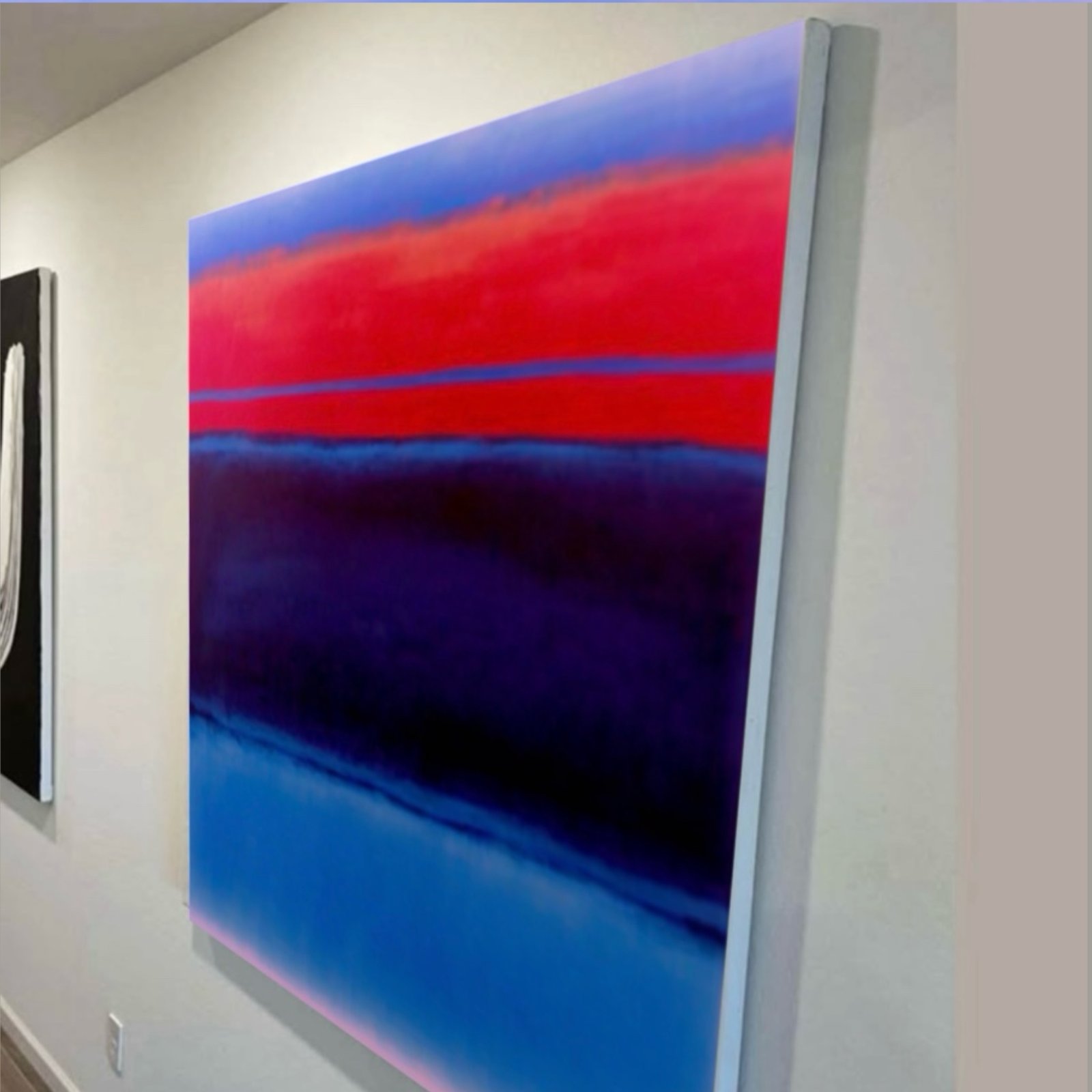 20 Mid Century Modern Oil Painting 60”x60” - Image 2