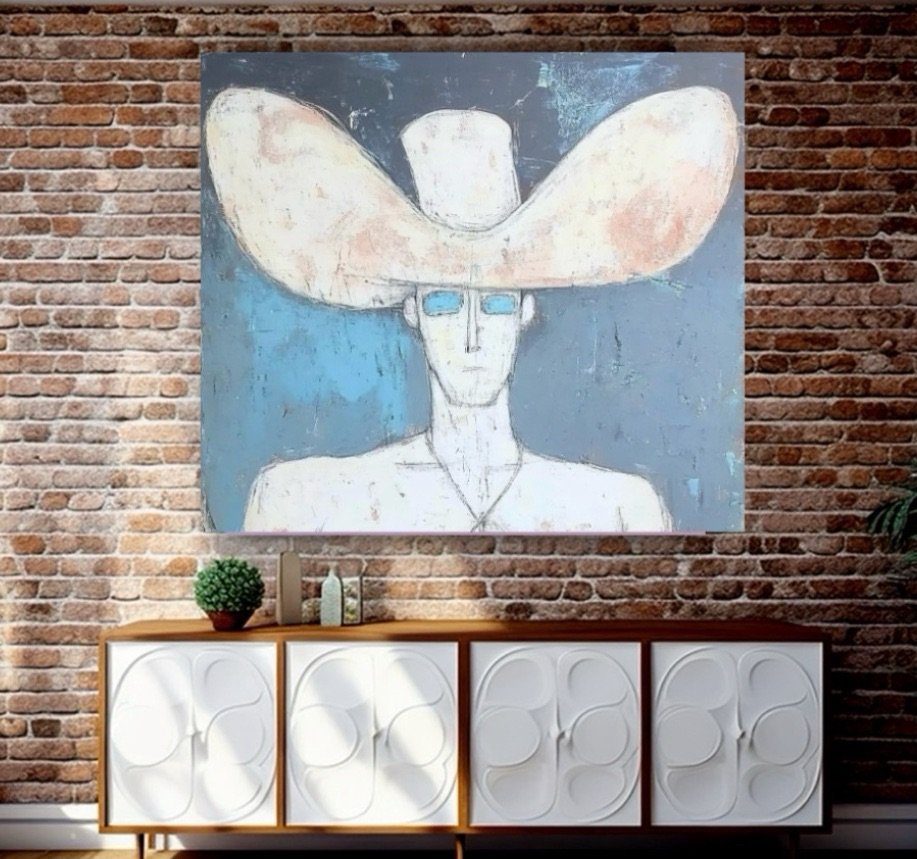 (New) Giddy up, COWBOY ! ~ 36”x36 Ready to Hang ✅ - Image 4